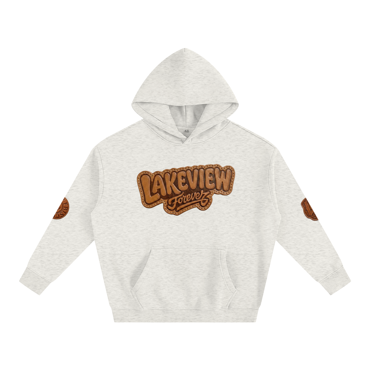 L.V. Oversize Fleeced Hoodie