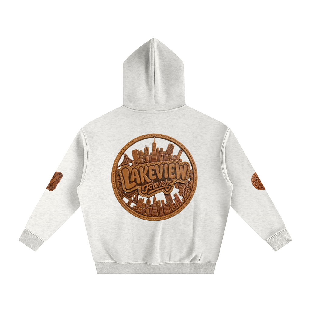 L.V. Oversize Fleeced Hoodie