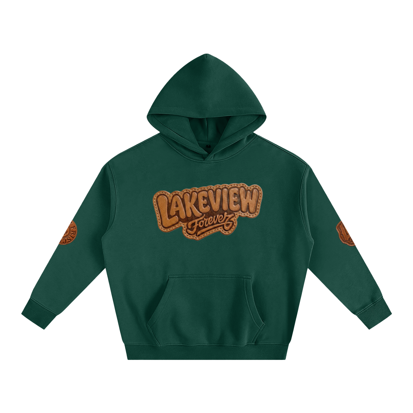 L.V. Oversize Fleeced Hoodie