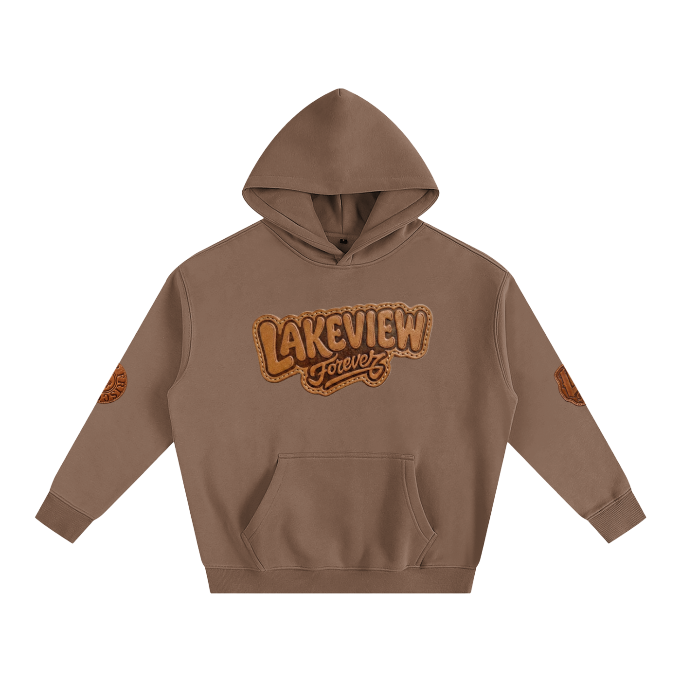 L.V. Oversize Fleeced Hoodie