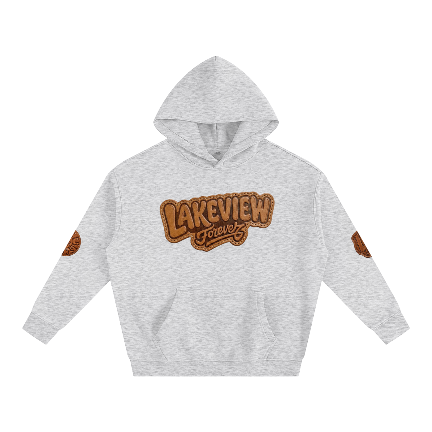 L.V. Oversize Fleeced Hoodie