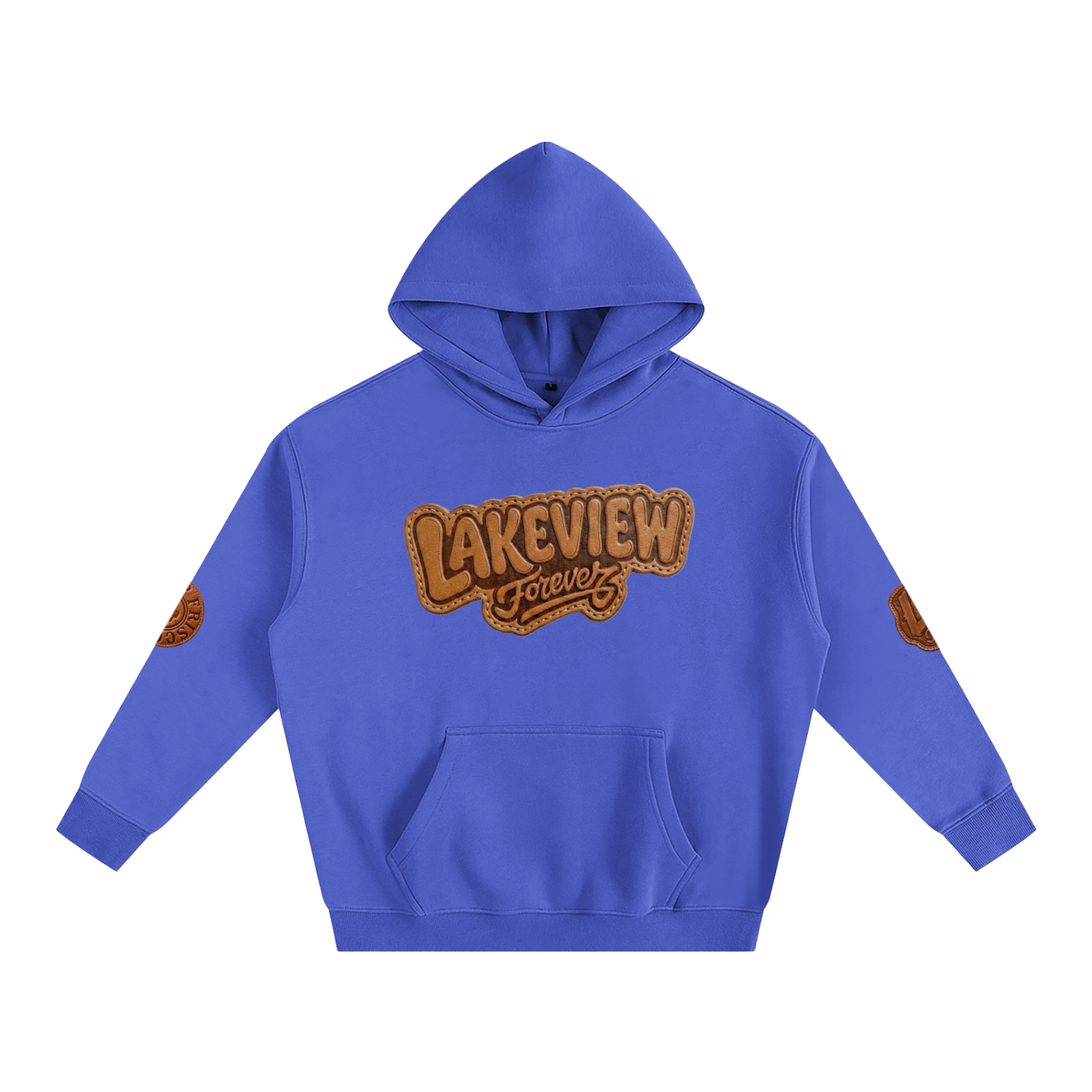 L.V. Oversize Fleeced Hoodie