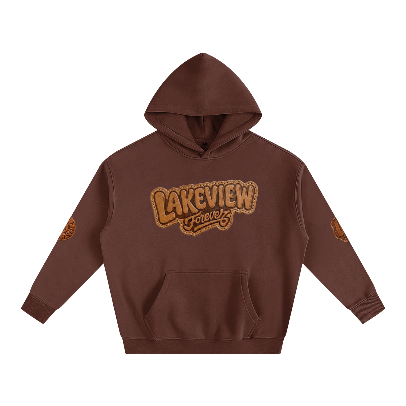 L.V. Oversize Fleeced Hoodie
