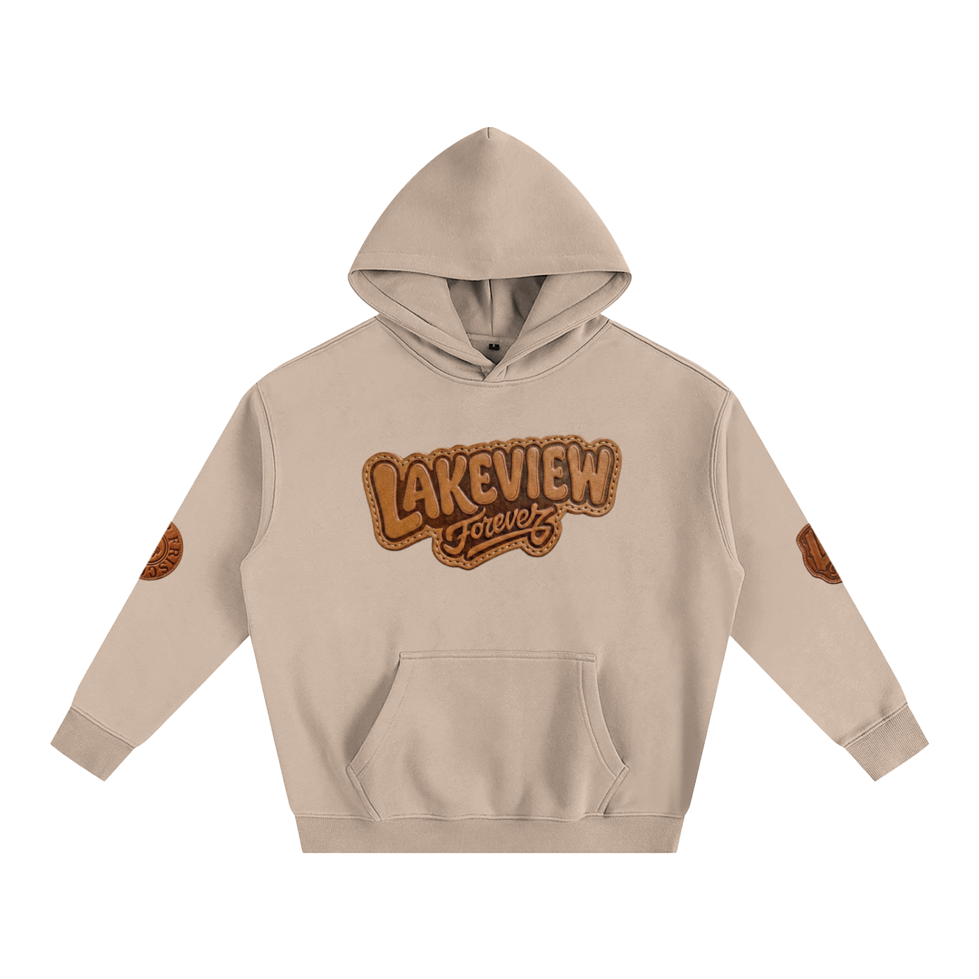 L.V. Oversize Fleeced Hoodie