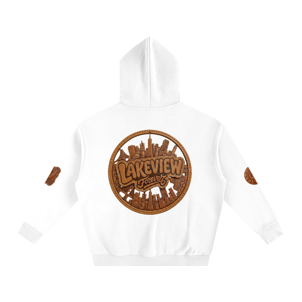 L.V. Oversize Fleeced Hoodie