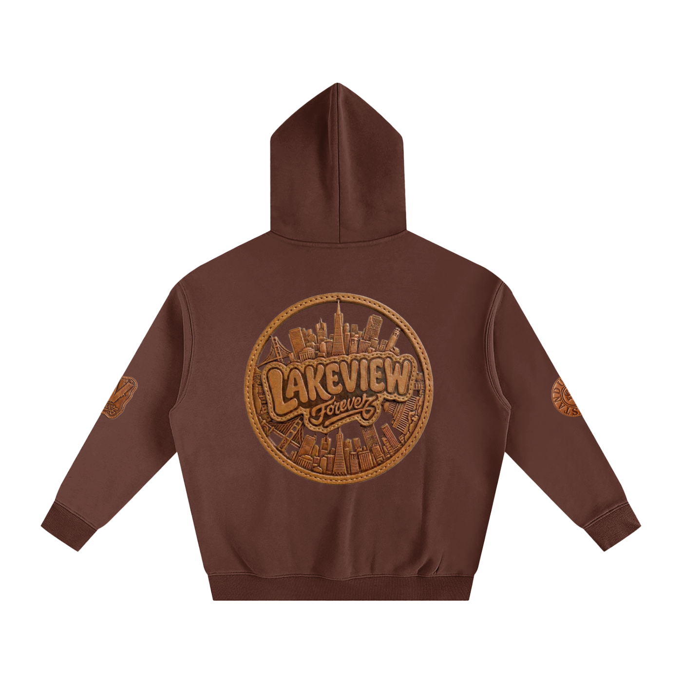 L.V. Oversize Fleeced Hoodie