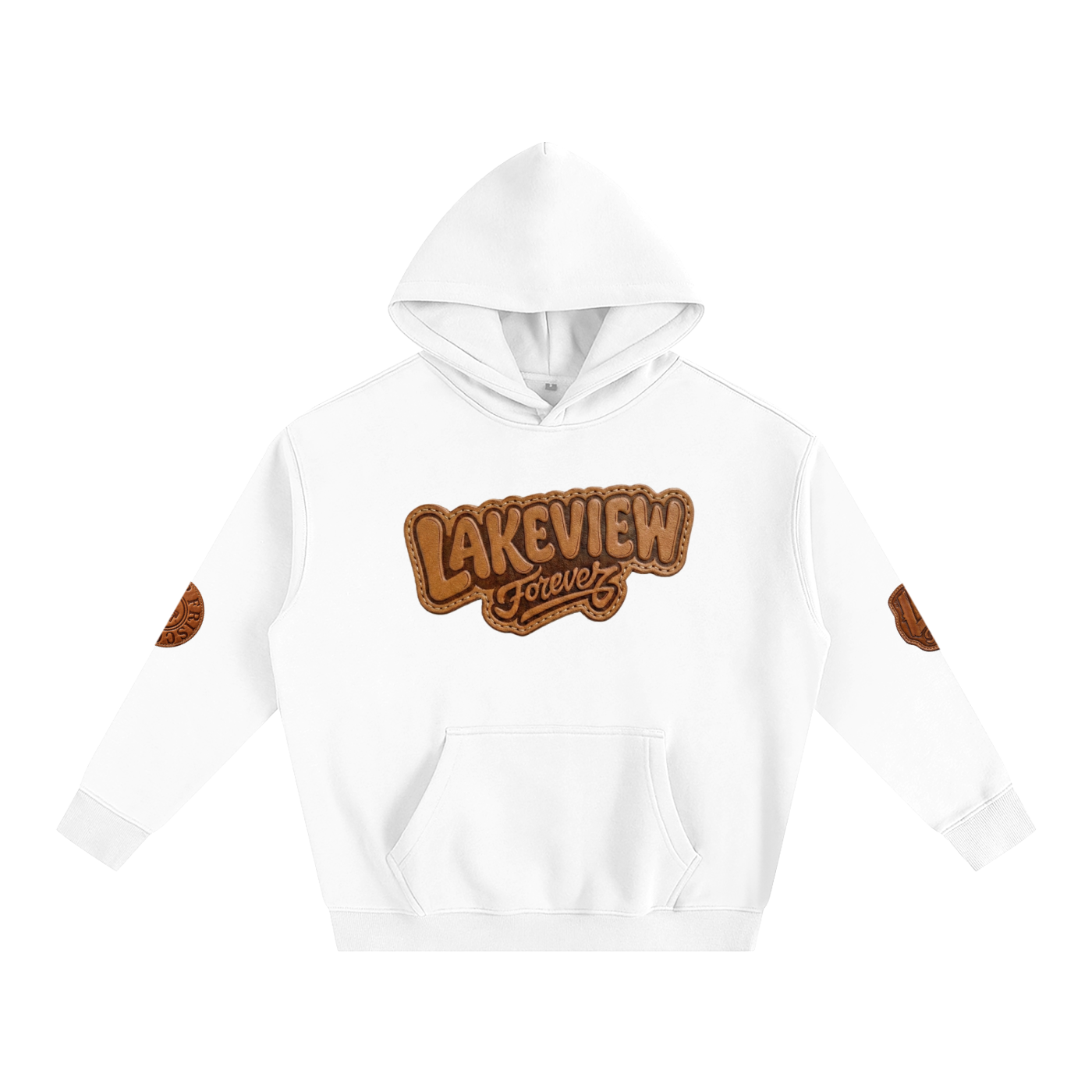 L.V. Oversize Fleeced Hoodie