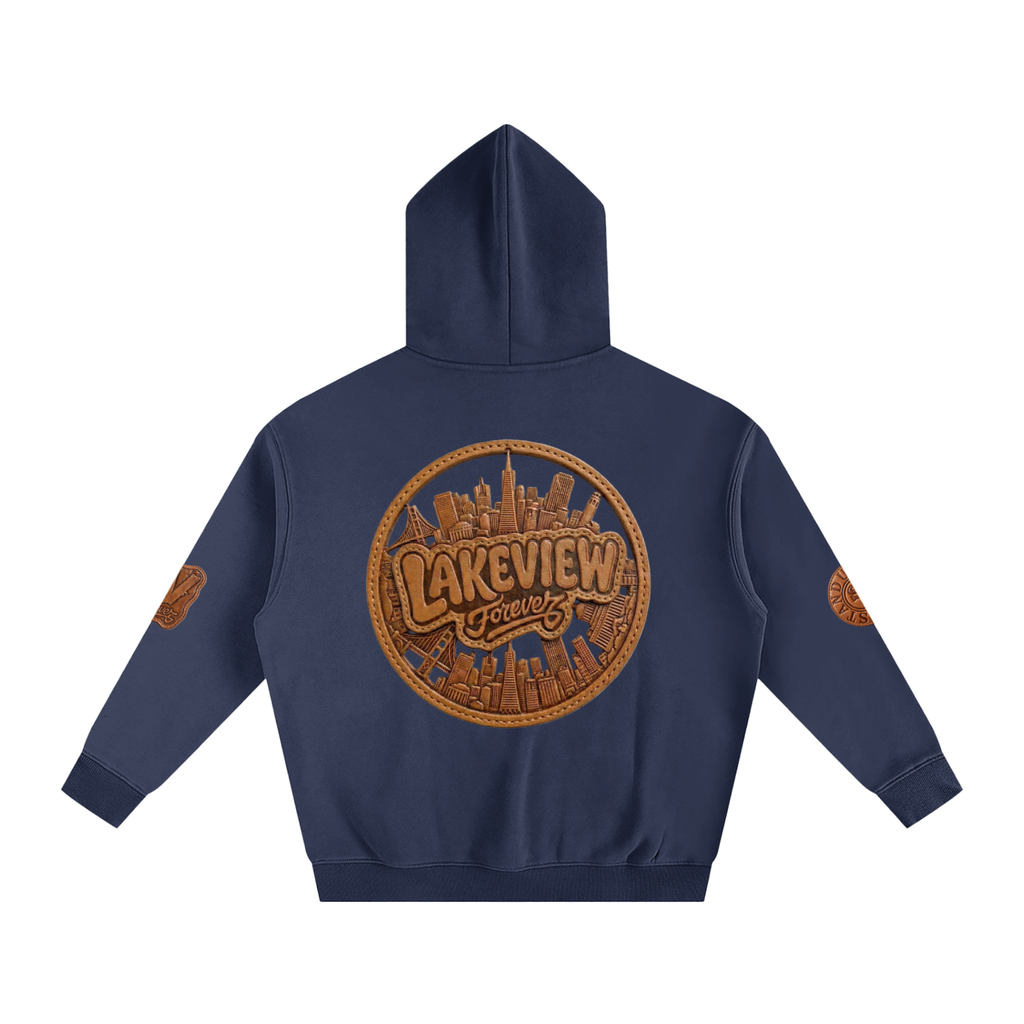 L.V. Oversize Fleeced Hoodie