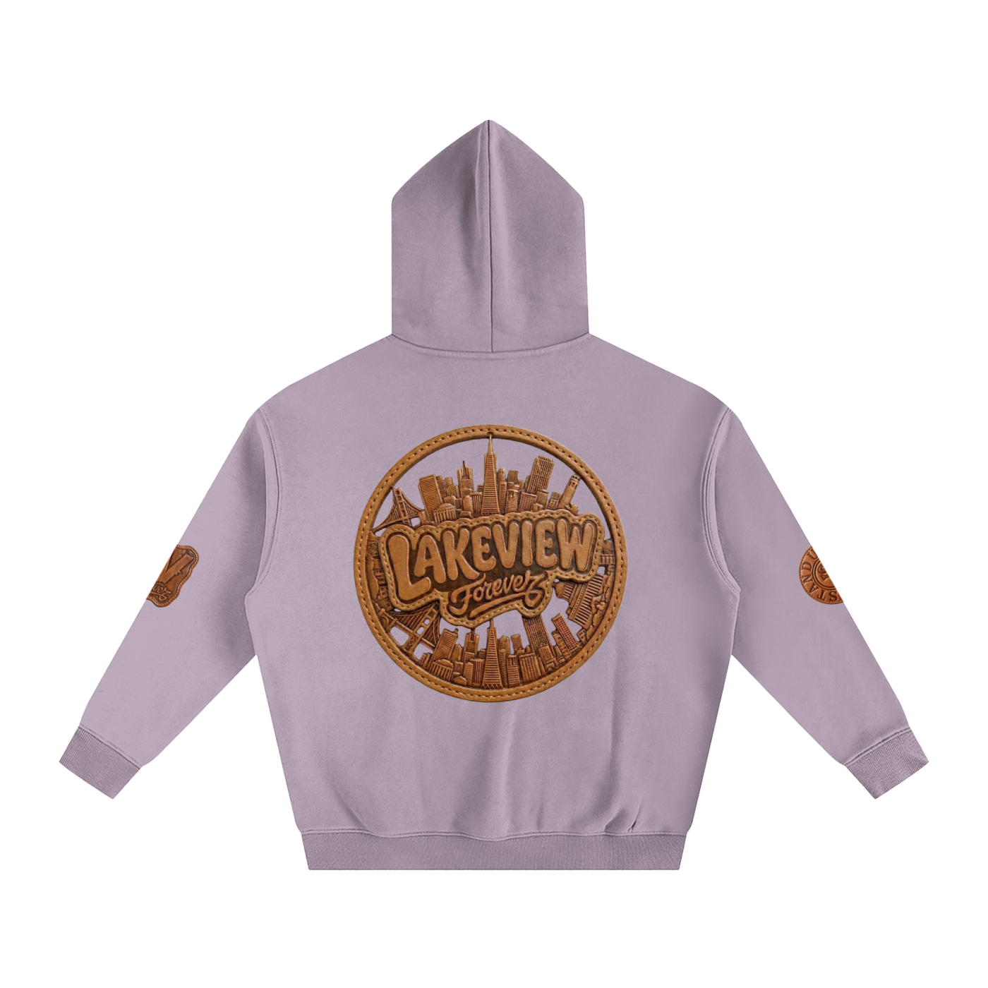L.V. Oversize Fleeced Hoodie