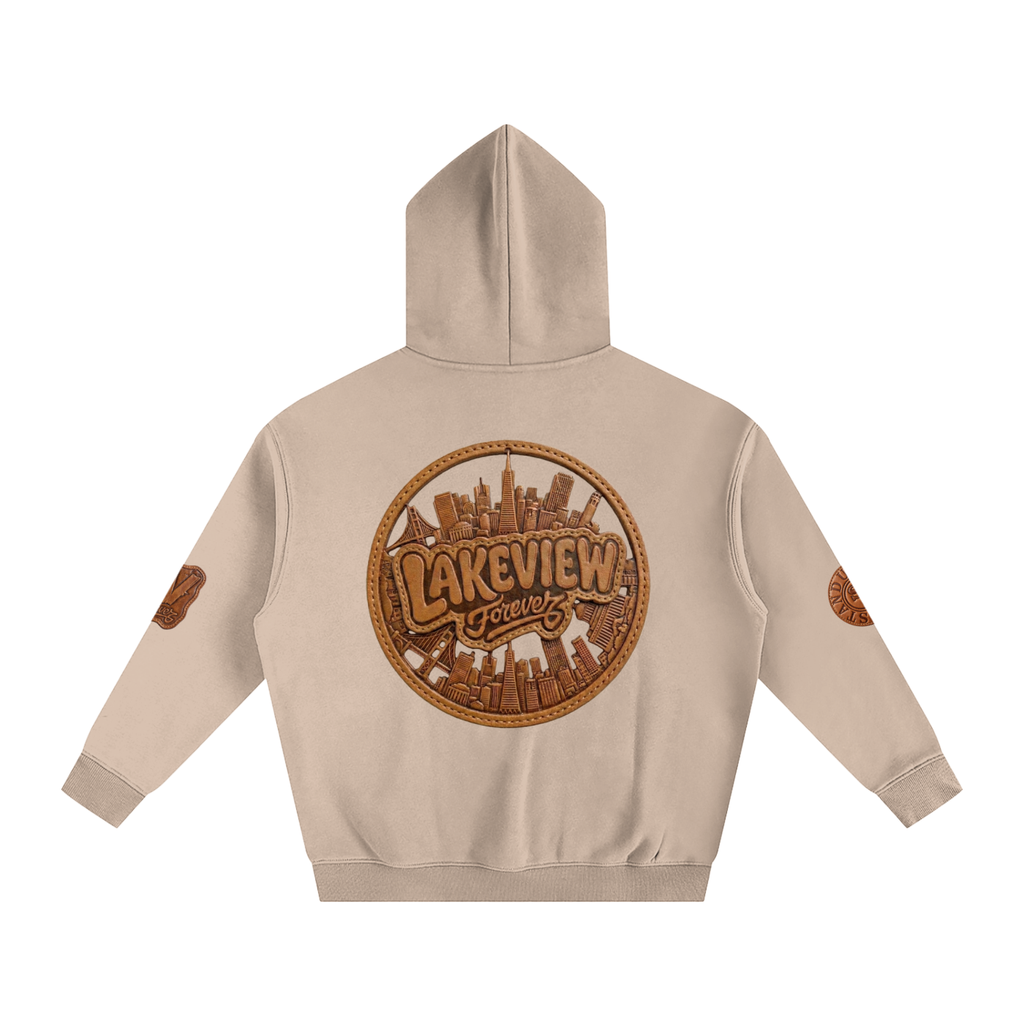 L.V. Oversize Fleeced Hoodie