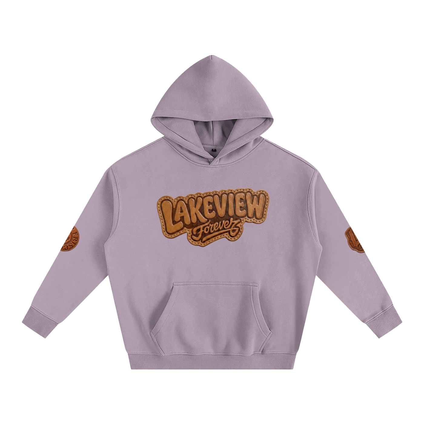 L.V. Oversize Fleeced Hoodie