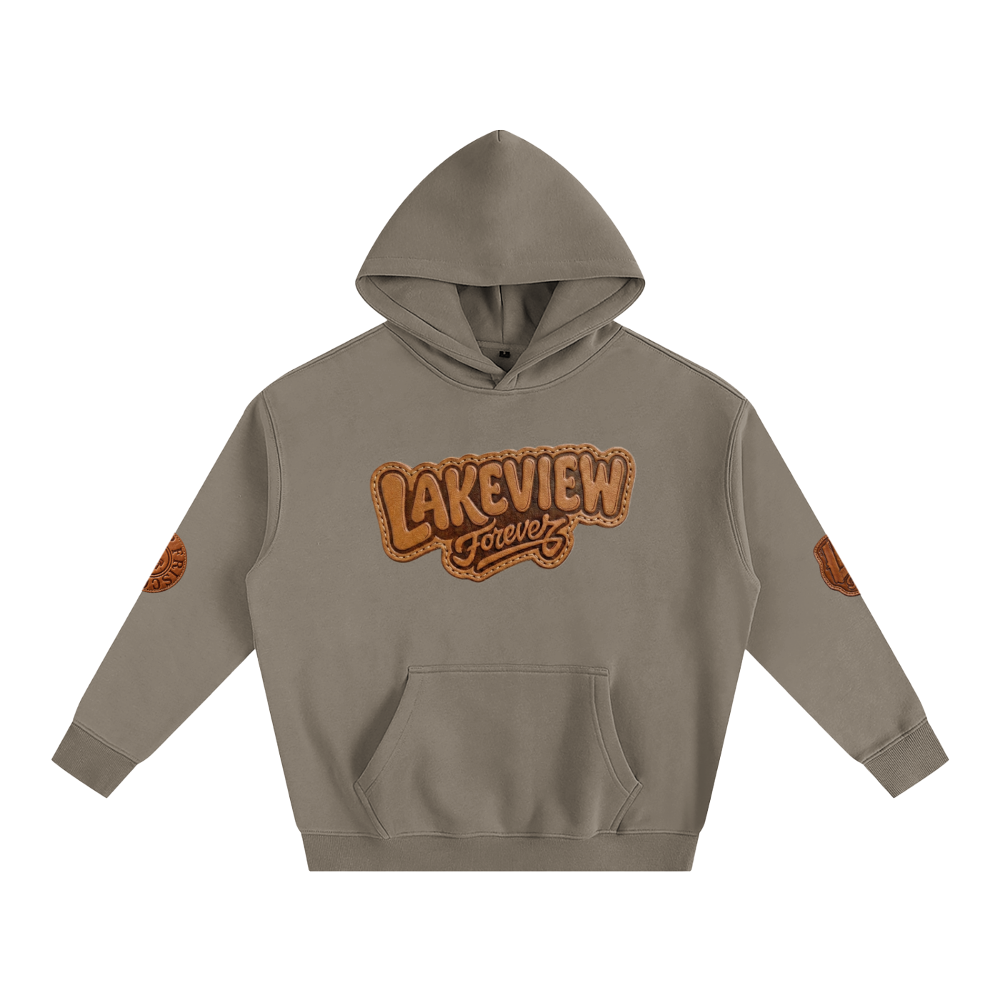 L.V. Oversize Fleeced Hoodie