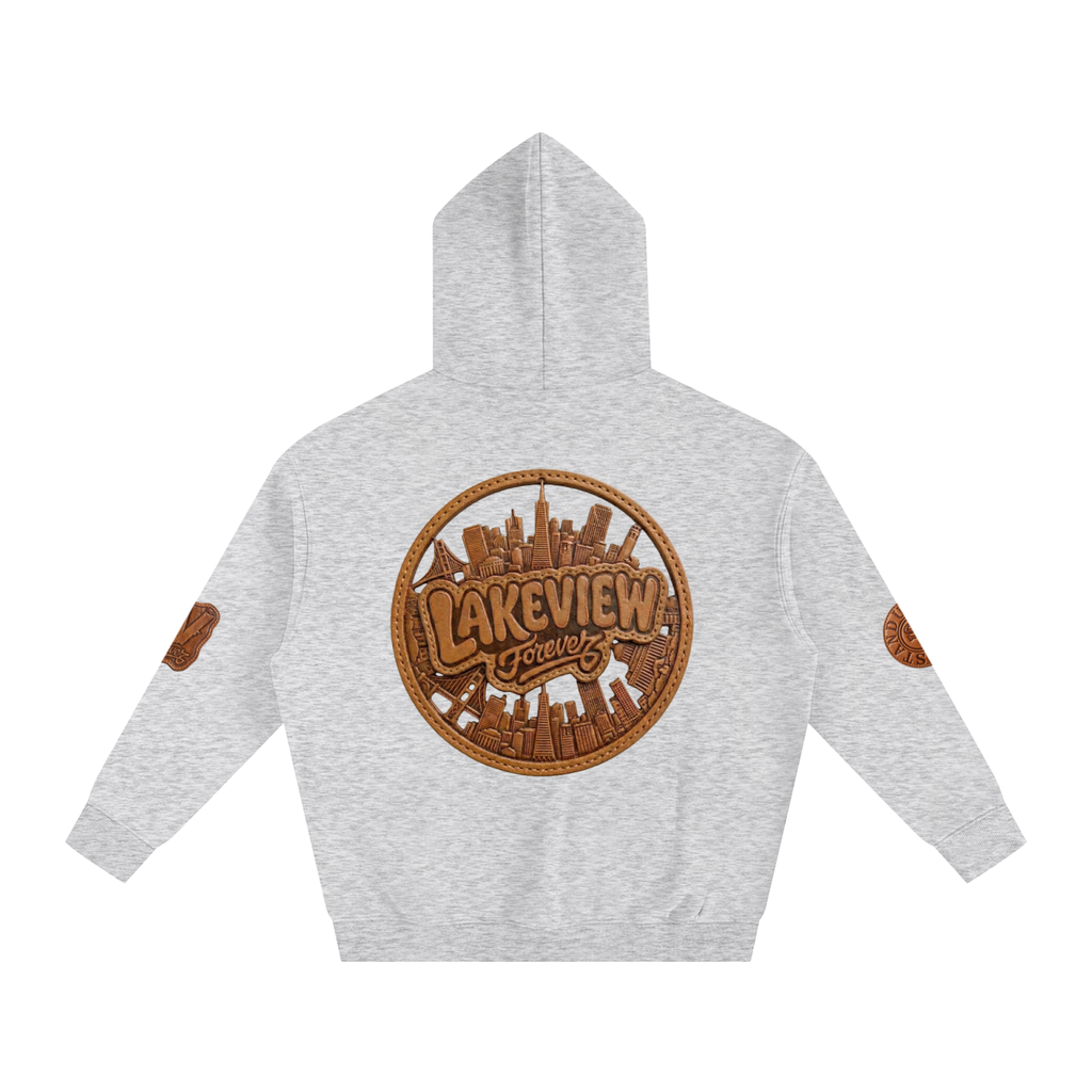 L.V. Oversize Fleeced Hoodie