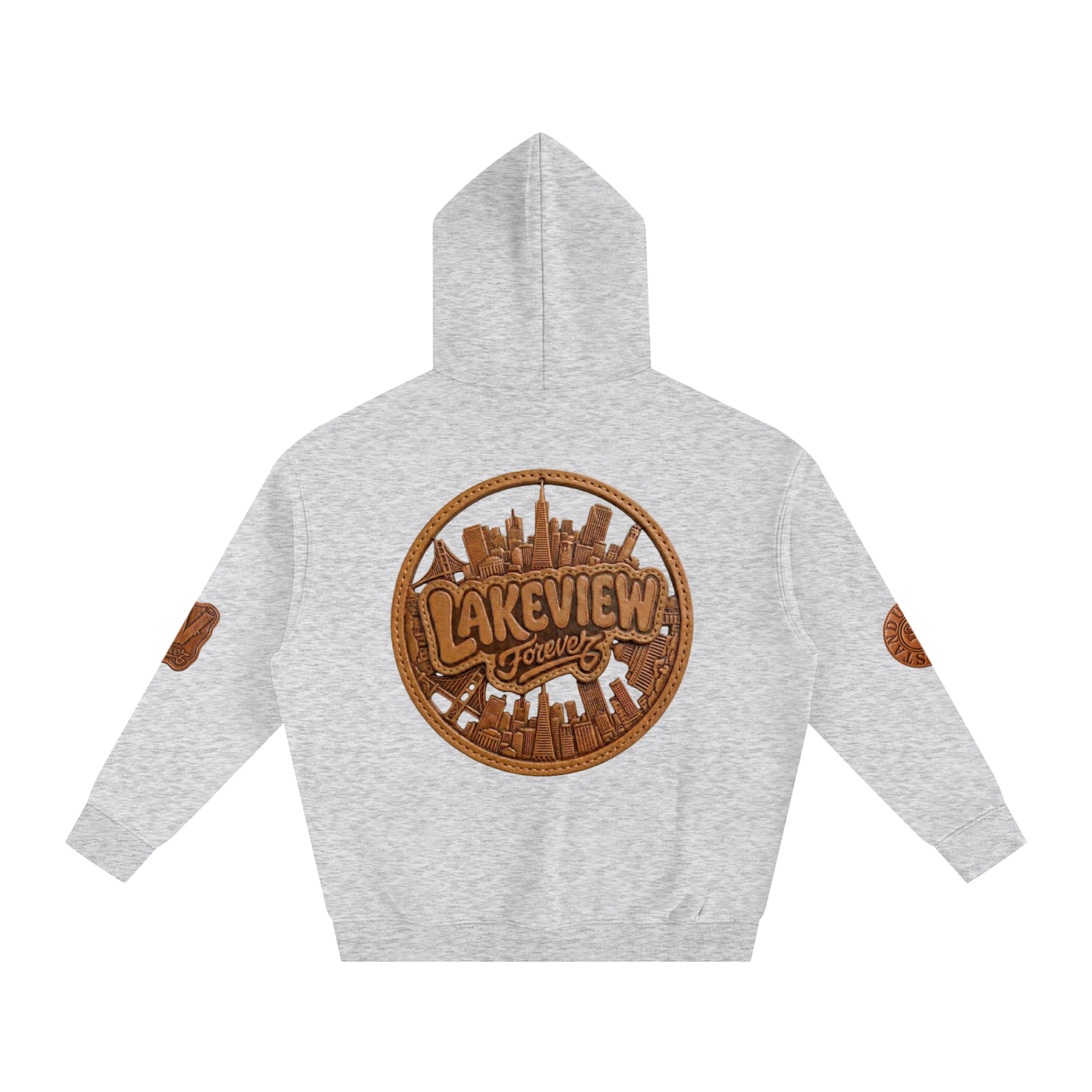 L.V. Oversize Fleeced Hoodie