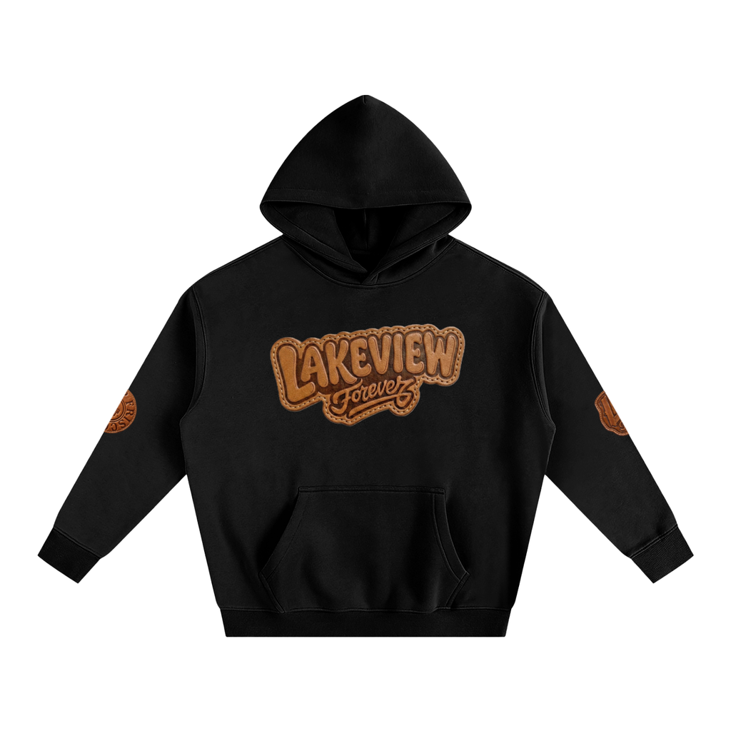 L.V. Oversize Fleeced Hoodie