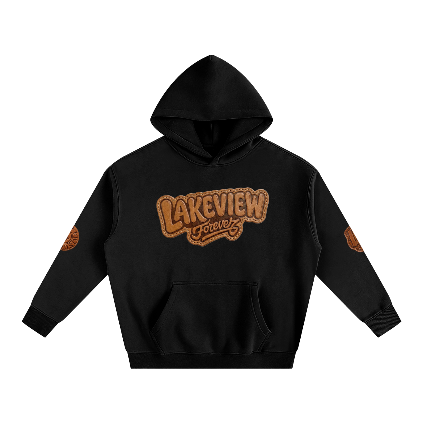 L.V. Oversize Fleeced Hoodie