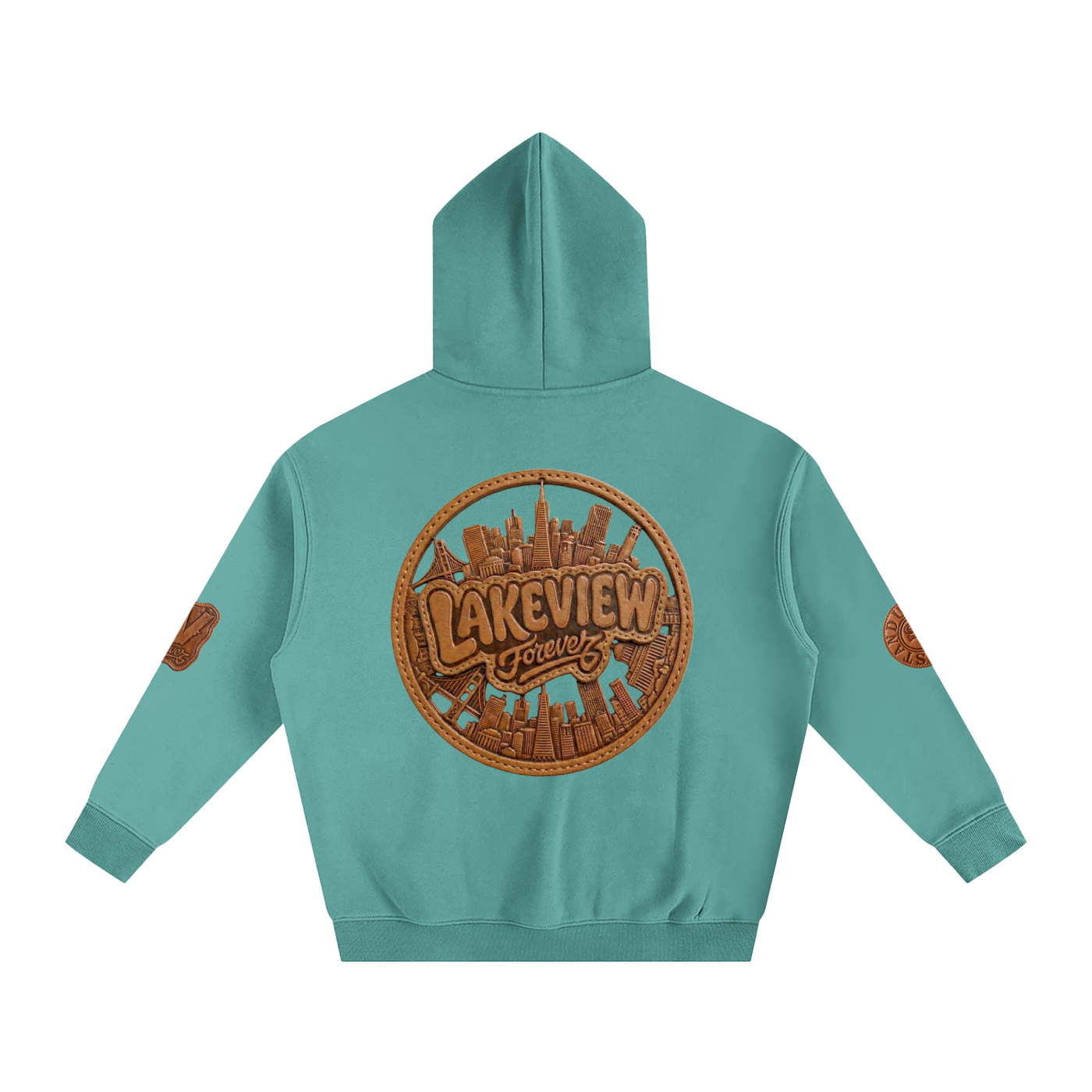 L.V. Oversize Fleeced Hoodie