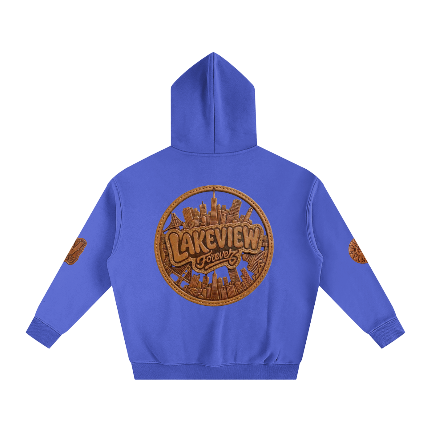 L.V. Oversize Fleeced Hoodie