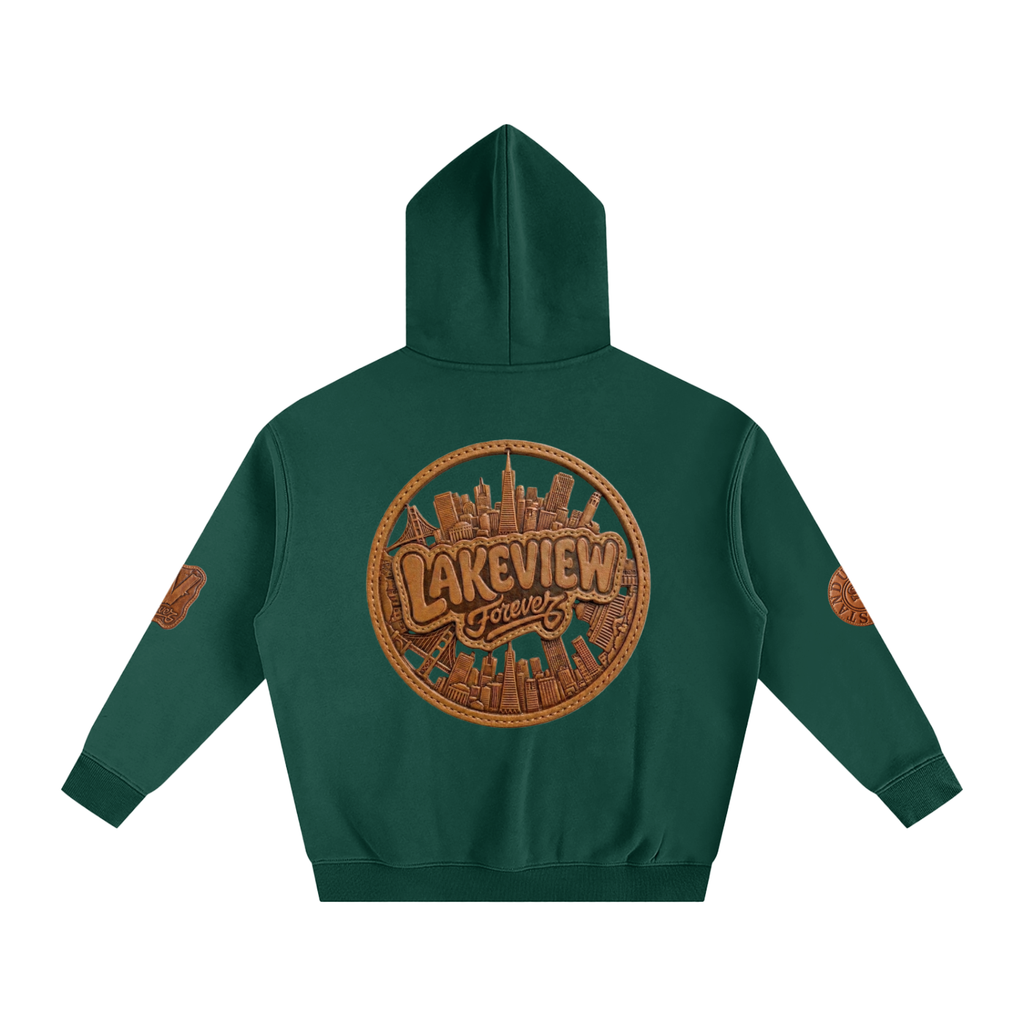L.V. Oversize Fleeced Hoodie