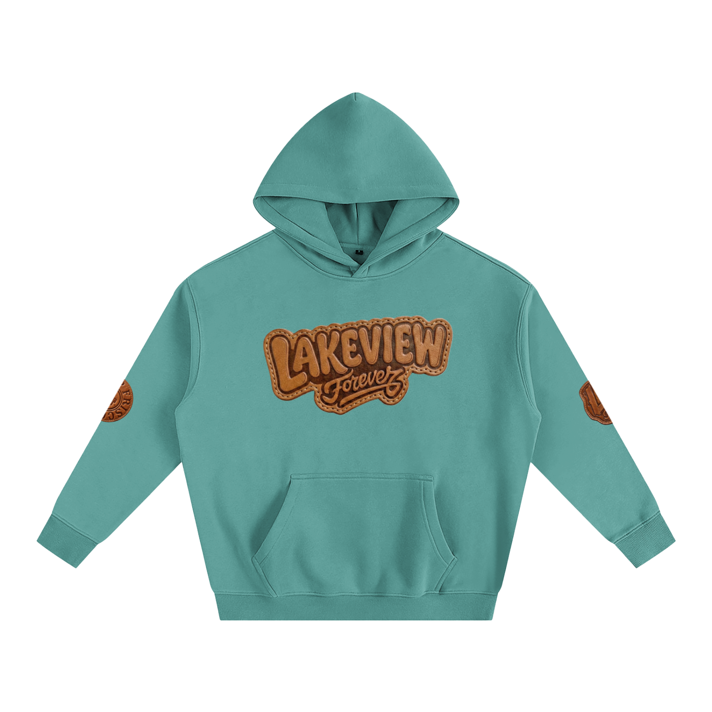 L.V. Oversize Fleeced Hoodie